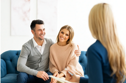 Couple Receiving Therapy